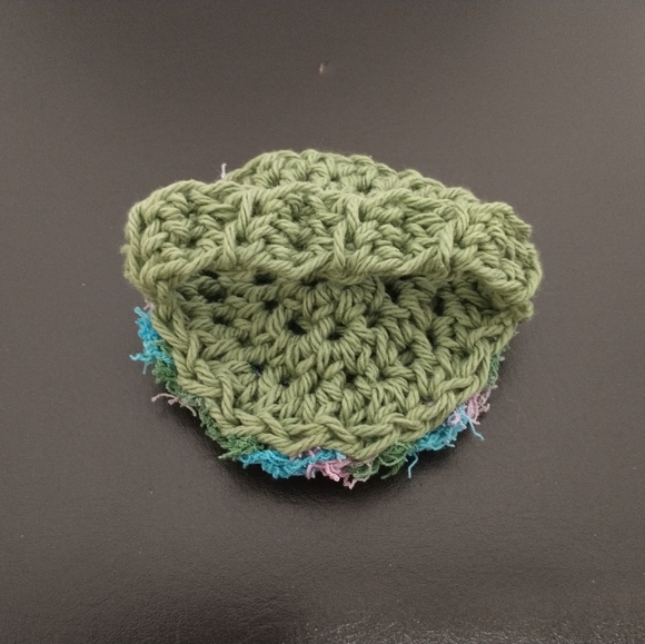 Reversible Dish/Body Scrubby with Handle - Crochet - Picture 4 of 7